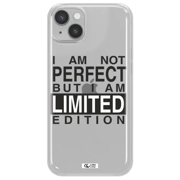I Am Not Perfect Apple iPhone 14 Clear TPU Case