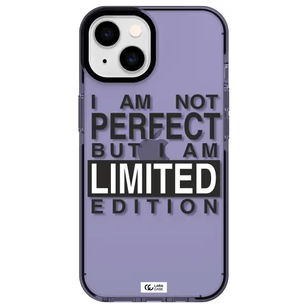 I Am Not Perfect Apple iPhone 14 impact Lilac Case