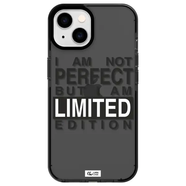 I Am Not Perfect Apple iPhone 14 impact Smoke Black Case