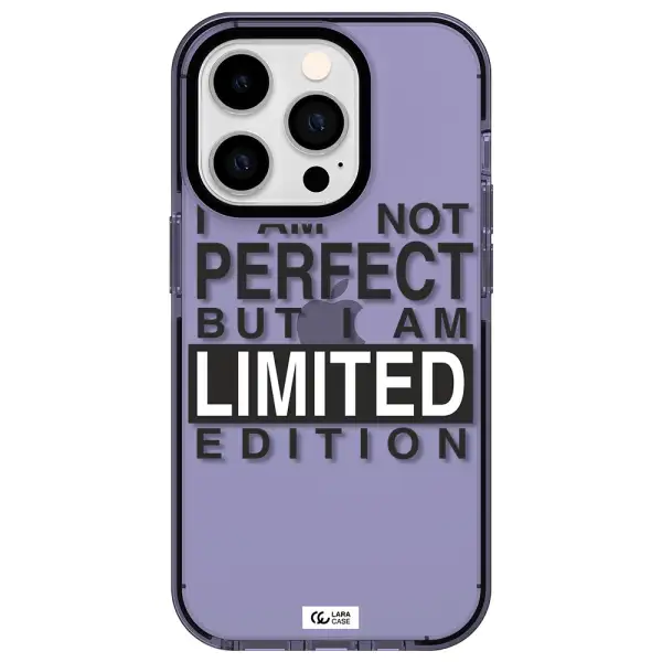 I Am Not Perfect Apple iPhone 14 pro impact Lilac Case