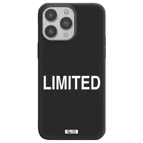 I Am Not Perfect Apple iPhone 14 pro max Silicone black Case