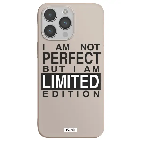 I Am Not Perfect Apple iPhone 14 pro max Silicone Stone Case