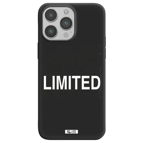 I Am Not Perfect Apple iPhone 14 pro Silicone black Case