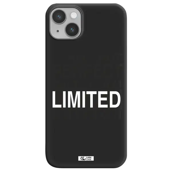 I Am Not Perfect Apple iPhone 14 Silicone black Case