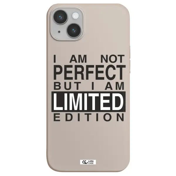 I Am Not Perfect Apple iPhone 14 Silicone Stone Case