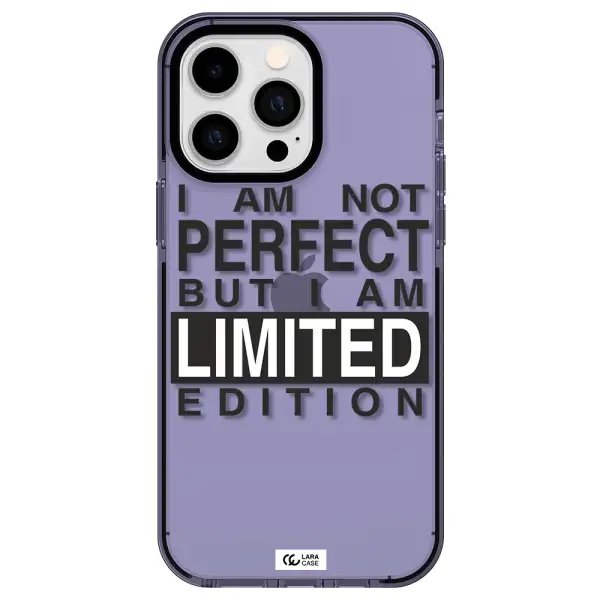 I Am Not Perfect Apple iPhone 15 Pro Max impact Lilac Case
