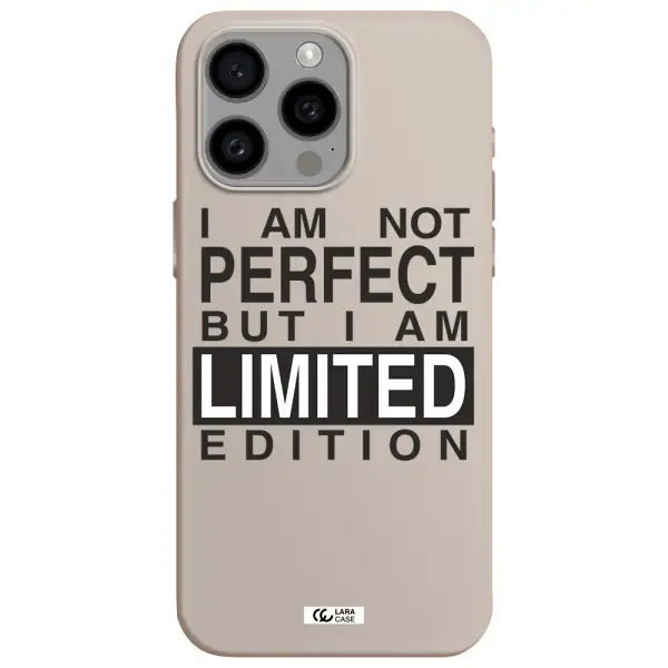 I Am Not Perfect Apple Iphone 15 Pro max Silicone Stone Case