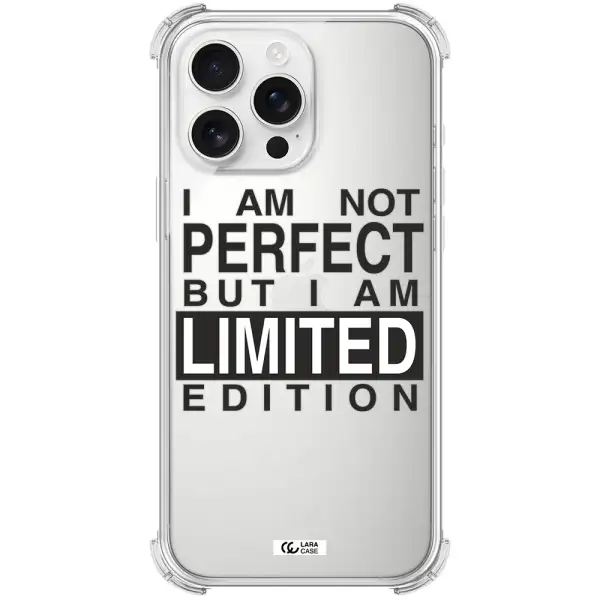 I Am Not Perfect Apple Iphone 16 Pro Max Clear Pc Case