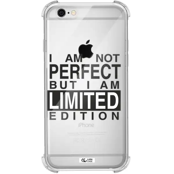 I Am Not Perfect Apple iPhone 6 Clear PC Case