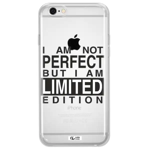 I Am Not Perfect Apple iPhone 6 Clear TPU Case