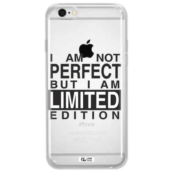I Am Not Perfect Apple iPhone 6 plus Clear TPU Case