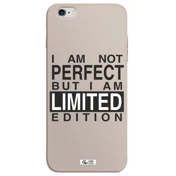 I Am Not Perfect Apple iPhone 6S Silicone Stone Case