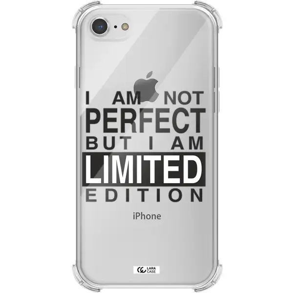 I Am Not Perfect Apple iPhone 7 Clear PC Case