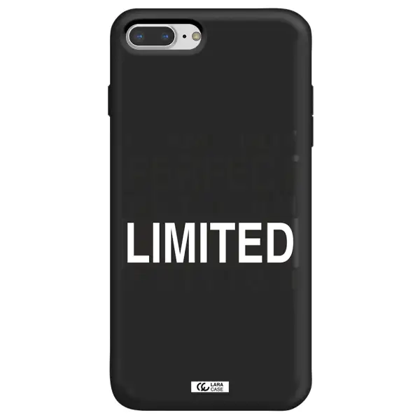 I Am Not Perfect Apple iPhone 7 plus Silicone black Case