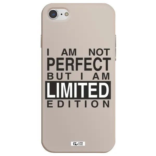 I Am Not Perfect Apple iPhone 7 Silicone Stone Case