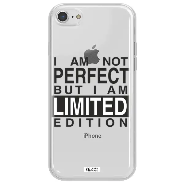 I Am Not Perfect Apple iPhone 8 Clear TPU Case