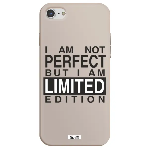 I Am Not Perfect Apple iPhone 8 Silicone Stone Case