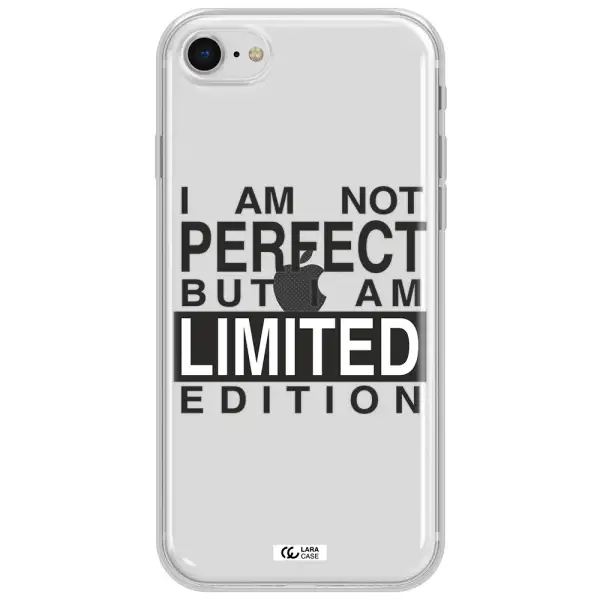 I Am Not Perfect Apple Iphone Se 2020 Clear Tpu Case