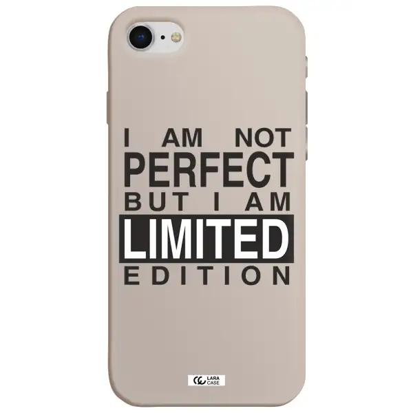 I Am Not Perfect Apple iPhone se 2020 Silicone Stone Case