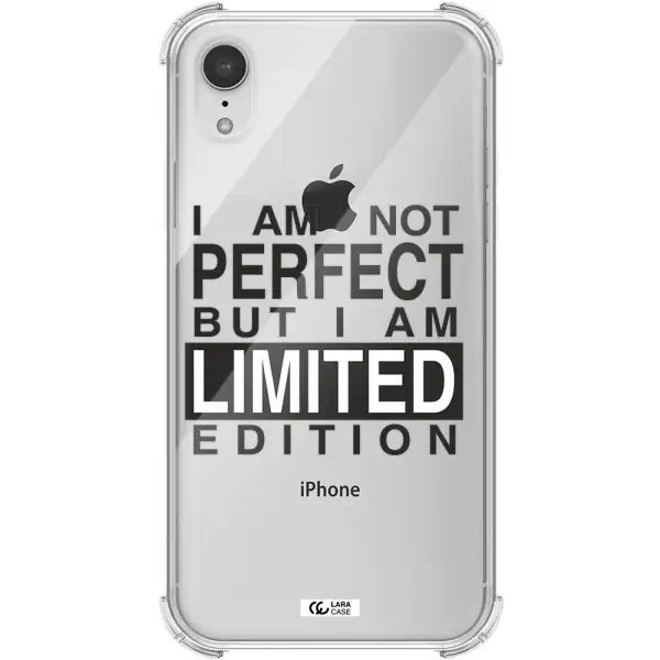 I Am Not Perfect Apple iPhone XR Clear PC Case