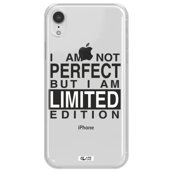 I Am Not Perfect Apple iPhone XR Clear TPU Case