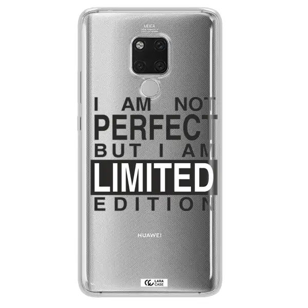 I Am Not Perfect Huawei Mate 20X Clear TPU Case