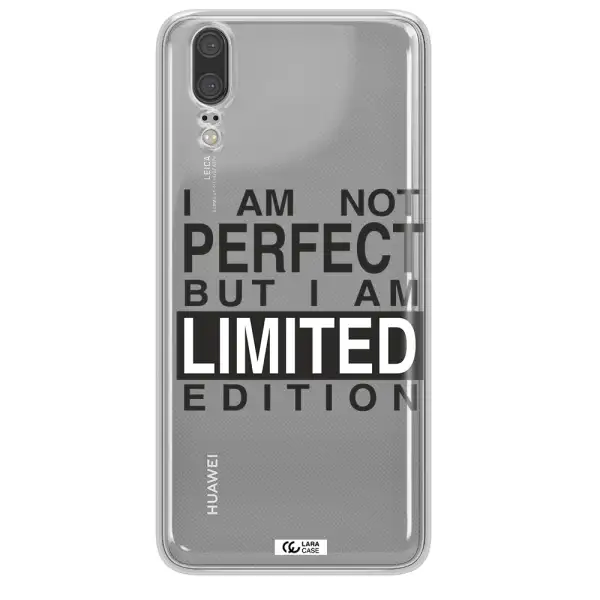 I Am Not Perfect Huawei P20 Clear TPU Case
