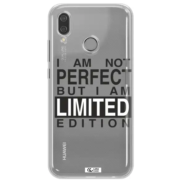 I Am Not Perfect Huawei P20 Lite Clear TPU Case