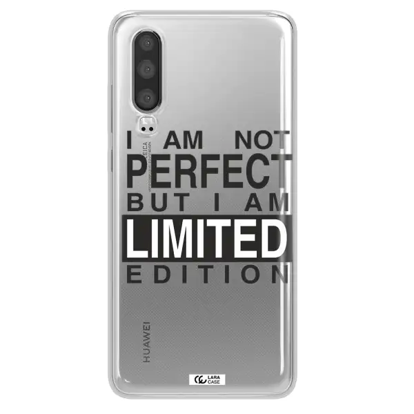I Am Not Perfect Huawei P30 Clear TPU Case