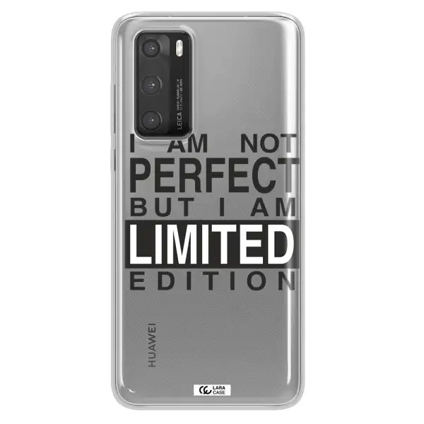 I Am Not Perfect Huawei P40 Clear TPU Case