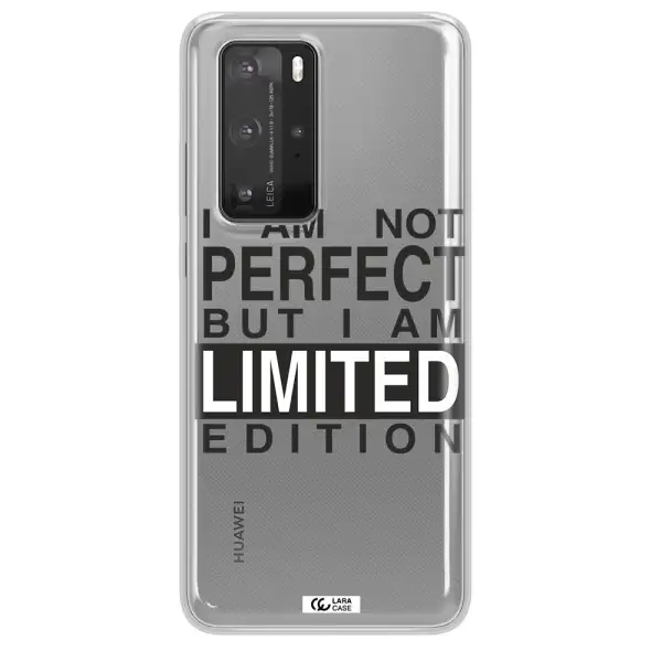 I Am Not Perfect Huawei P40 Pro Clear TPU Case
