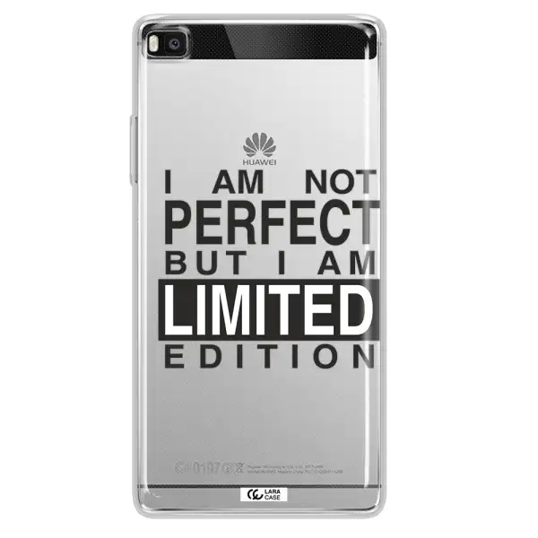 I Am Not Perfect Huawei P8 Clear TPU Case