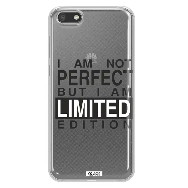 I Am Not Perfect Huawei Y5 2018 Clear TPU Case