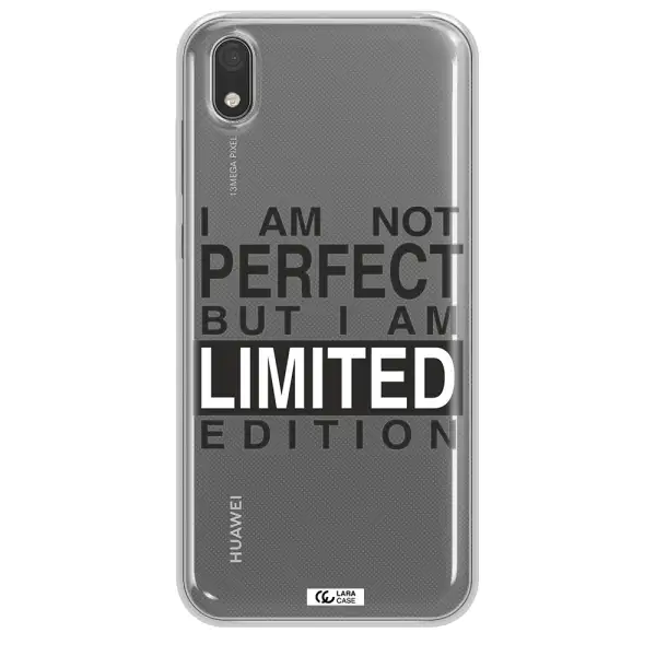 I Am Not Perfect Huawei Y5 2019 Clear TPU Case