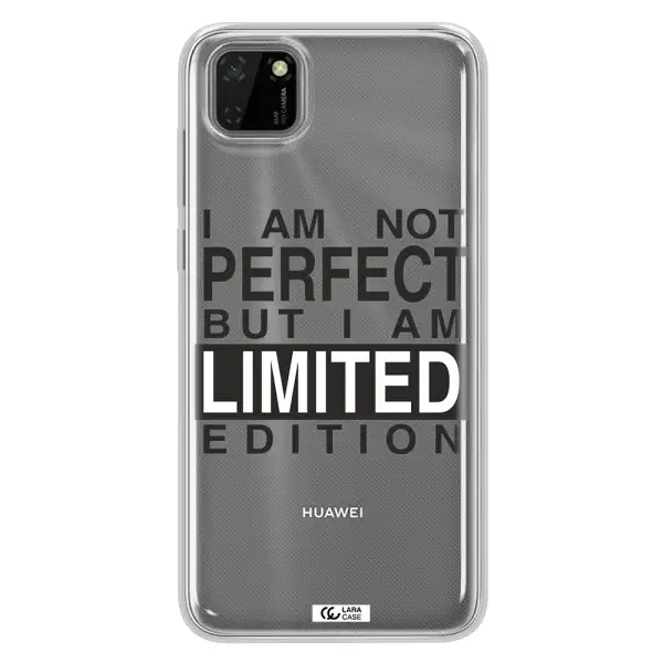 I Am Not Perfect Huawei Y5P Clear TPU Case
