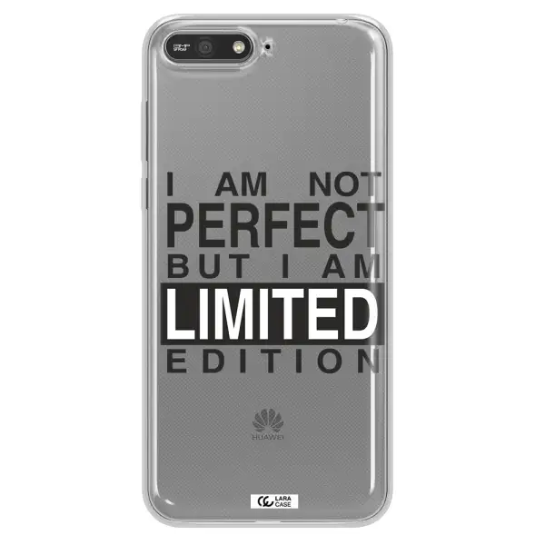 I Am Not Perfect Huawei Y6 2018 Clear TPU Case