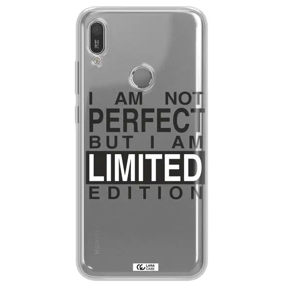 I Am Not Perfect Huawei Y6 2019 Clear TPU Case