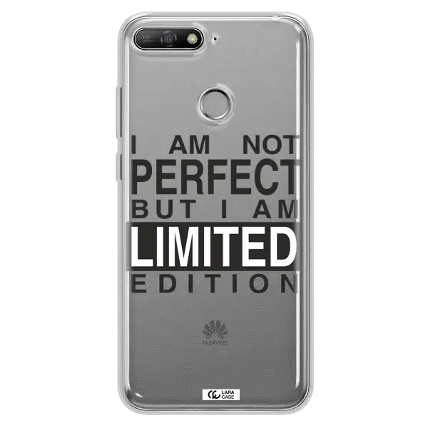I Am Not Perfect Huawei Y6 Prime 2018 Clear TPU Case