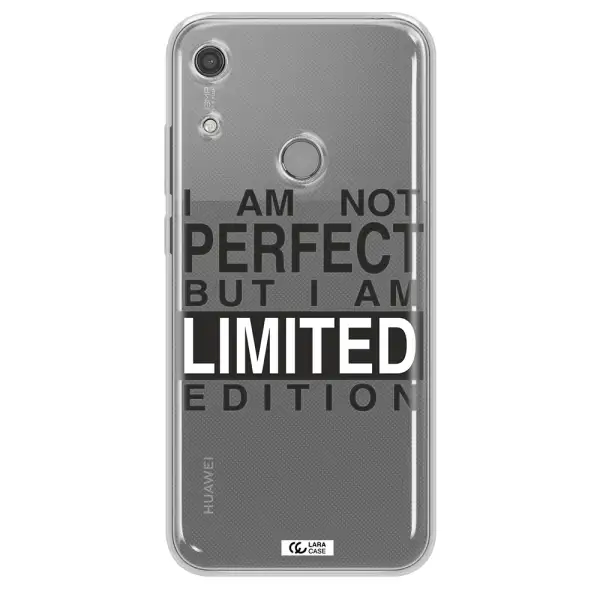 I Am Not Perfect Huawei Y6S Clear TPU Case