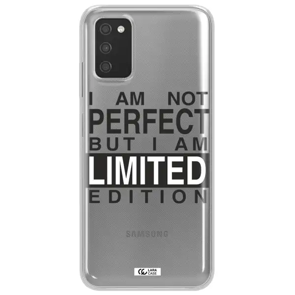 I Am Not Perfect Samsung A03S Clear TPU Case