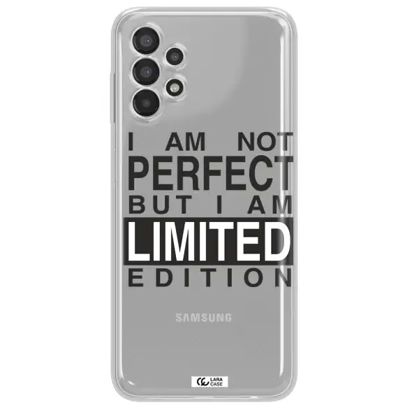 I Am Not Perfect Samsung A13 Clear TPU Case