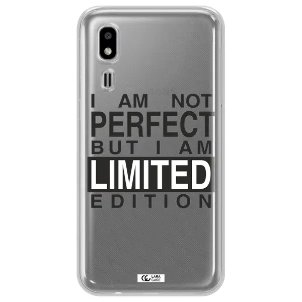 I Am Not Perfect Samsung A2 Core Clear TPU Case