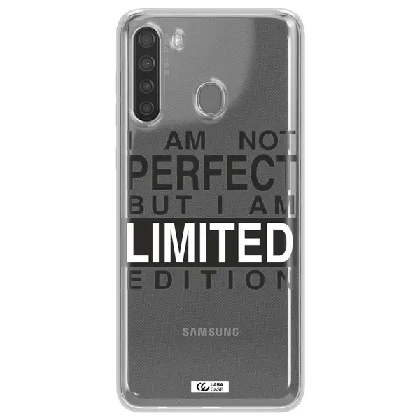 I Am Not Perfect Samsung A21 Clear TPU Case