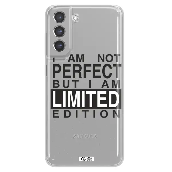 I Am Not Perfect Samsung A21 Fe Clear TPU Case