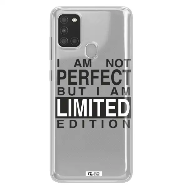 I Am Not Perfect Samsung A21S Clear TPU Case