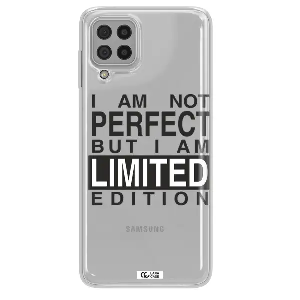 I Am Not Perfect Samsung A22 4g Clear TPU Case