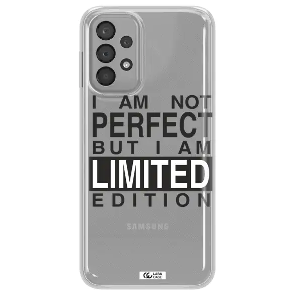 I Am Not Perfect Samsung A23 Clear TPU Case