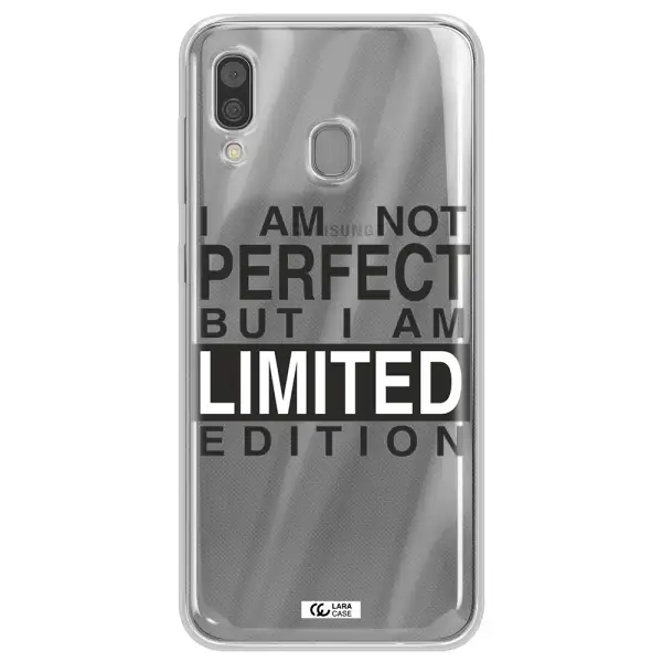 I Am Not Perfect Samsung A30 Clear TPU Case