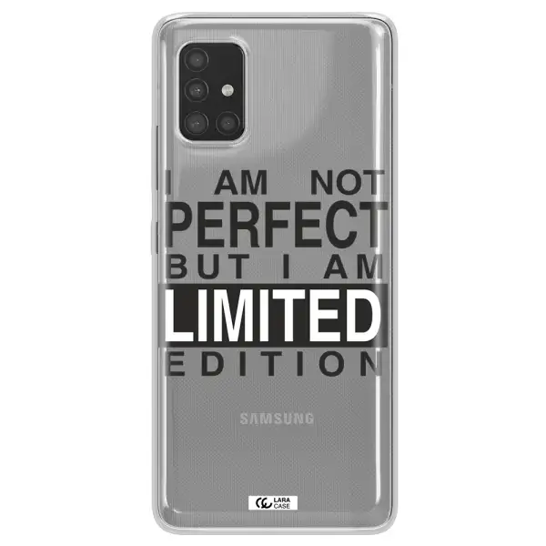 I Am Not Perfect Samsung A51 Clear TPU Case