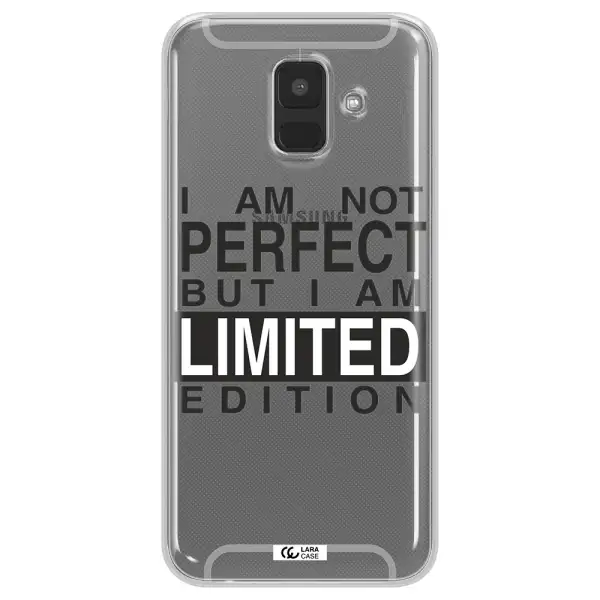 I Am Not Perfect Samsung A6 Clear TPU Case